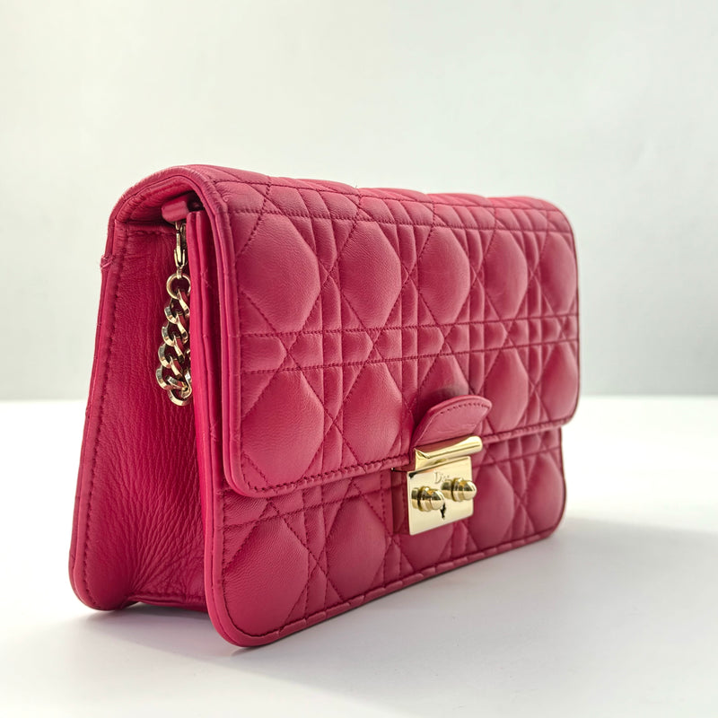 Miss Dior Promenade Pouch Cannage Quilt Lambskin