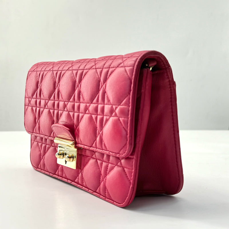 Miss Dior Promenade Pouch Cannage Quilt Lambskin