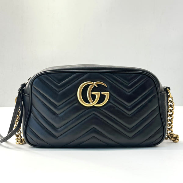 GG Marmont Shoulder Bag Matelasse Leather Small