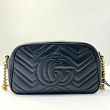 GG Marmont Shoulder Bag Matelasse Leather Small