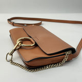 Chloe Calfskin Small Faye Shoulder Bag Tobacco