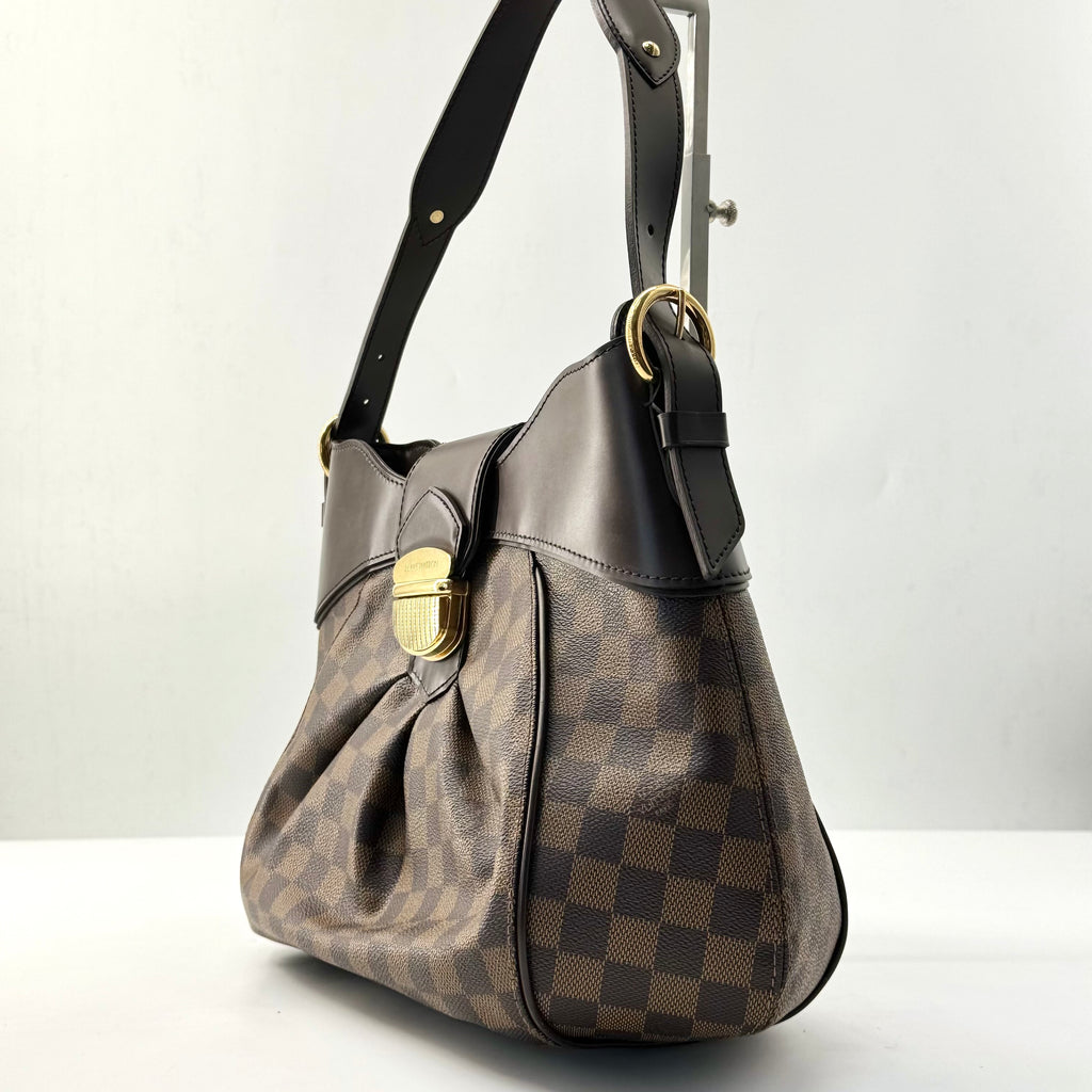 Louis Vuitton Damier Ebene Canvas Sistina MM Bag