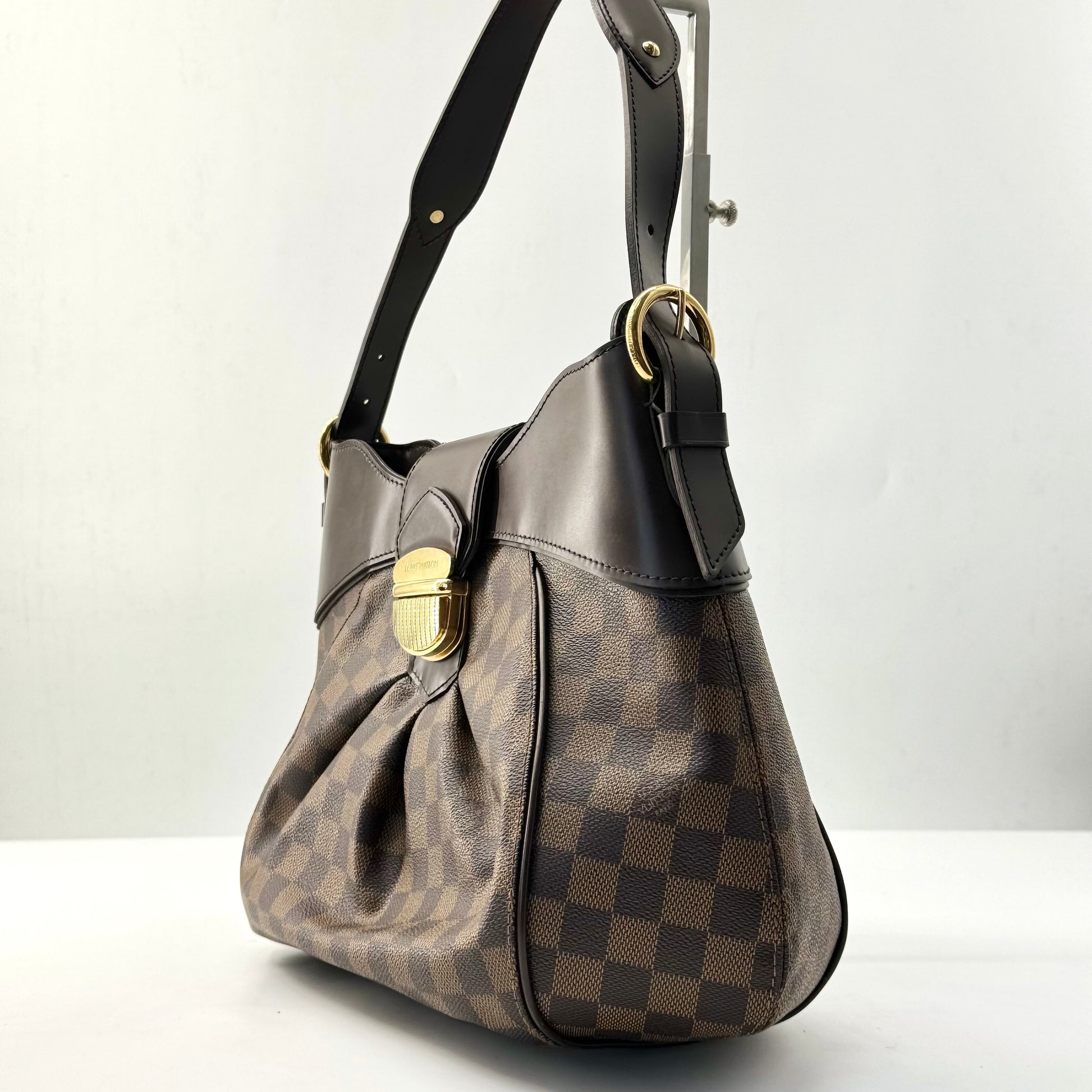 Louis Vuitton Damier Ebene Canvas Sistina MM Bag