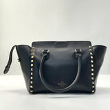 Rockstud Tote Rigid Leather Small