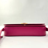 Calfskin Small Classic Y Satchel Fuchsia