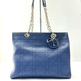 Grained Calfskin Cannage Medium Ultradior Tote Blue