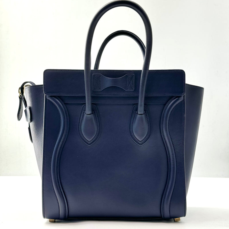 Celine Smooth Calfskin Micro Luggage Ink