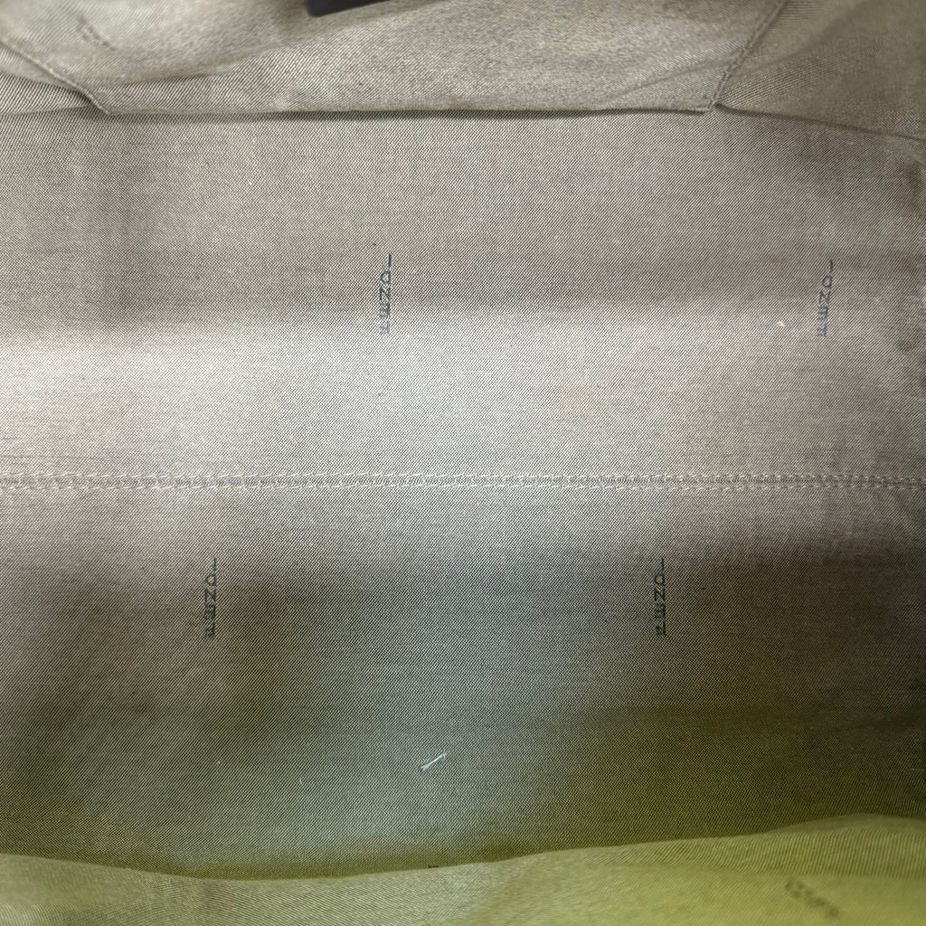 Fendi Beige Zucchino Coated Canvas Forever Bauletto Boston Bag