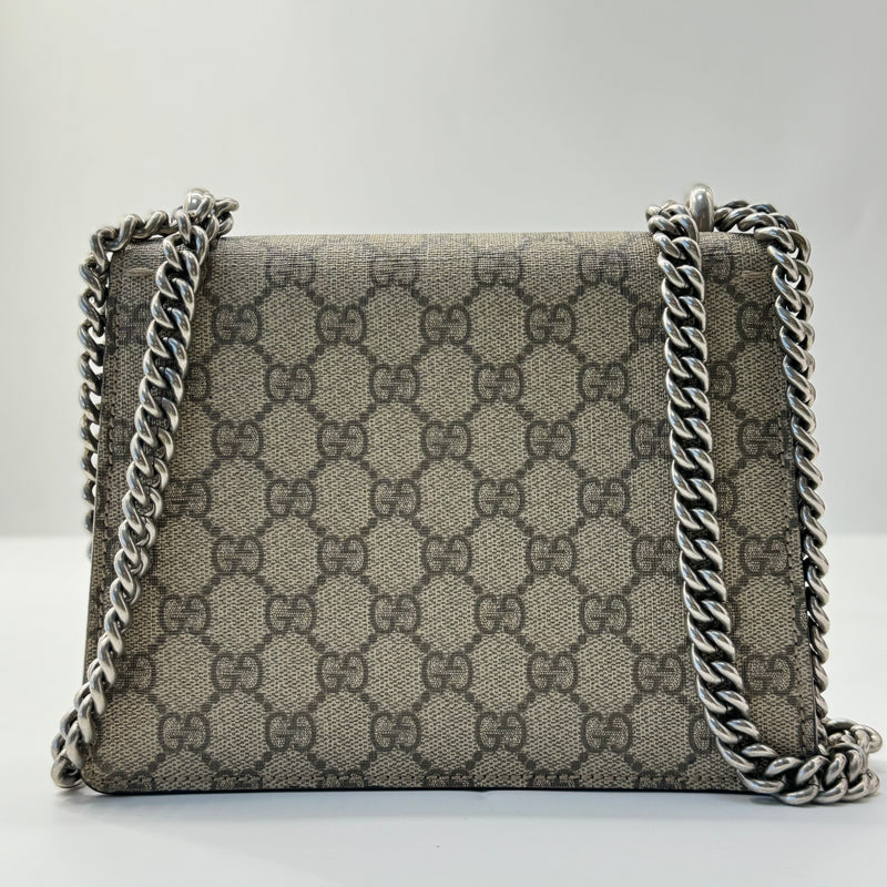 GG Supreme Monogram Mini Dionysus Shoulder Bag Taupe