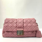 Cannage Quilted Lambskin Leather New Lock Flap Bag