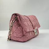 Cannage Quilted Lambskin Leather New Lock Flap Bag