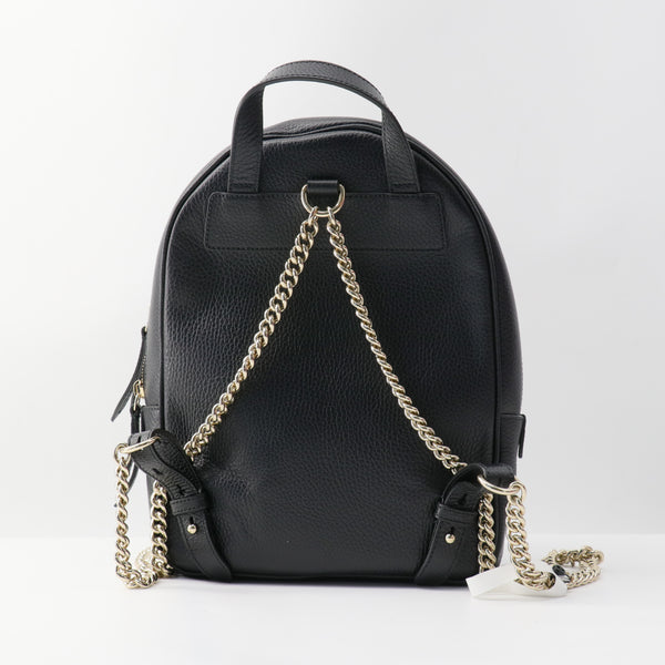 Gucci Soho Chain Backpack Leather