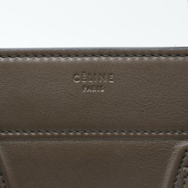 Celine  Supple Calfskin Medium Phantom Luggage Anthracite