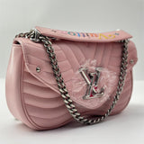 Louis Vuitton Calfskin New Wave Chain MM Smoothie Pink