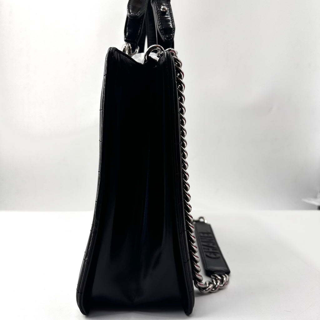 Chanel Boy Tote Glazed Calfskin Large