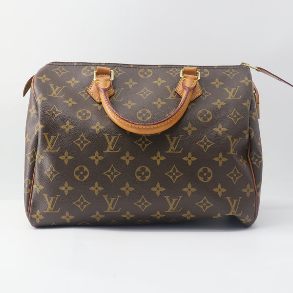 Louis Vuitton Speedy Handbag Monogram Canvas 30