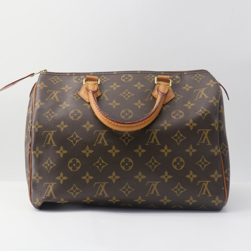 Louis Vuitton Speedy Handbag Monogram Canvas 30