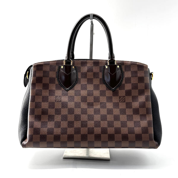 Louis Vuitton Cuir Taurillon Damier Ebene Normandy Black