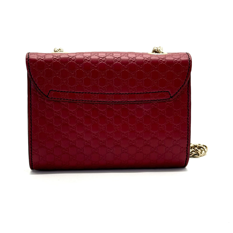 Emily Chain Flap Bag  Microguccissima Leather Mini