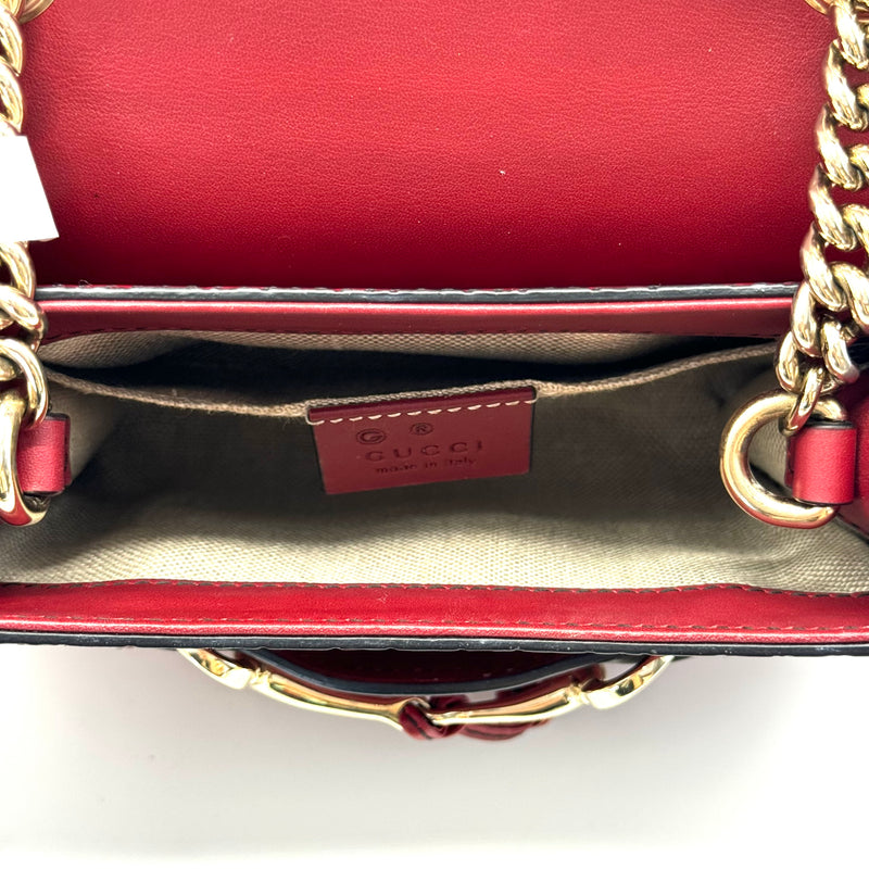 Emily Chain Flap Bag  Microguccissima Leather Mini