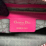 Christian Dior Lady Dior Handbag Cannage Quilt Lambskin Medium