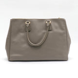 Double Zip Lux Tote Saffiano Leather Large