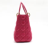 Lady Dior Bag Cannage Quilt Lambskin Medium