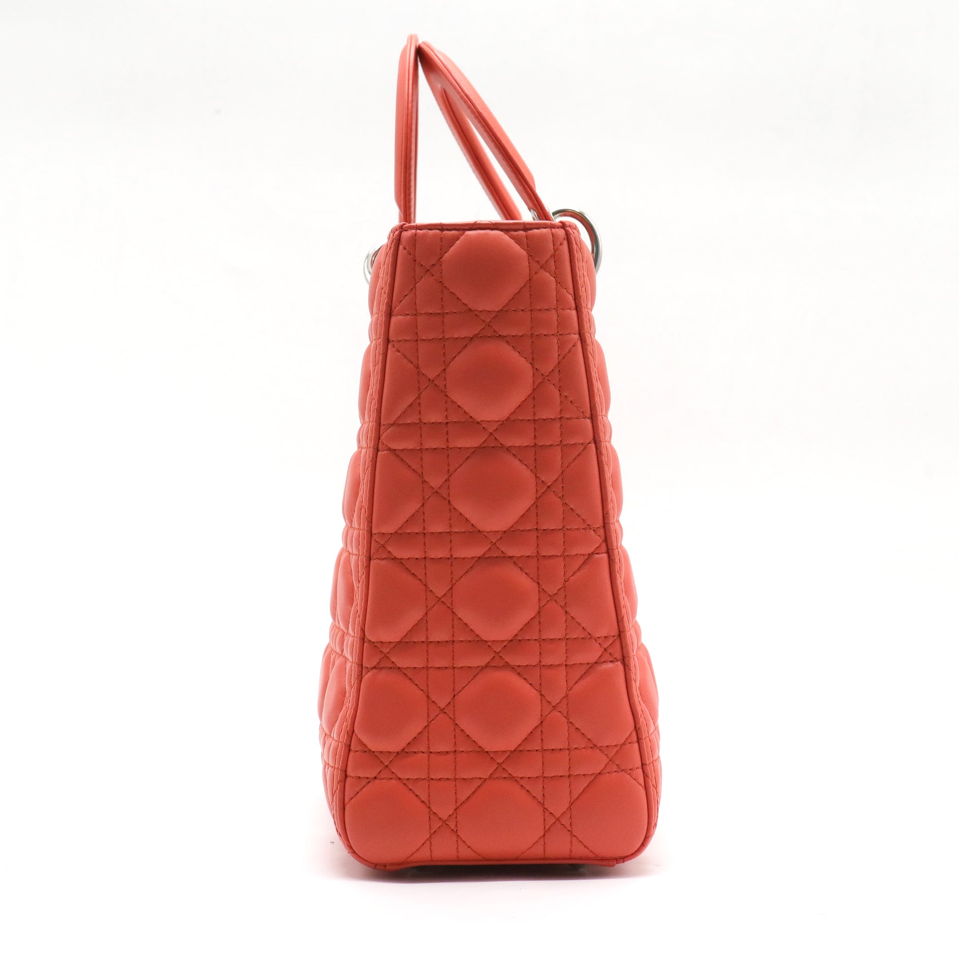 Lady Dior Bag Cannage Quilt Lambskin Large