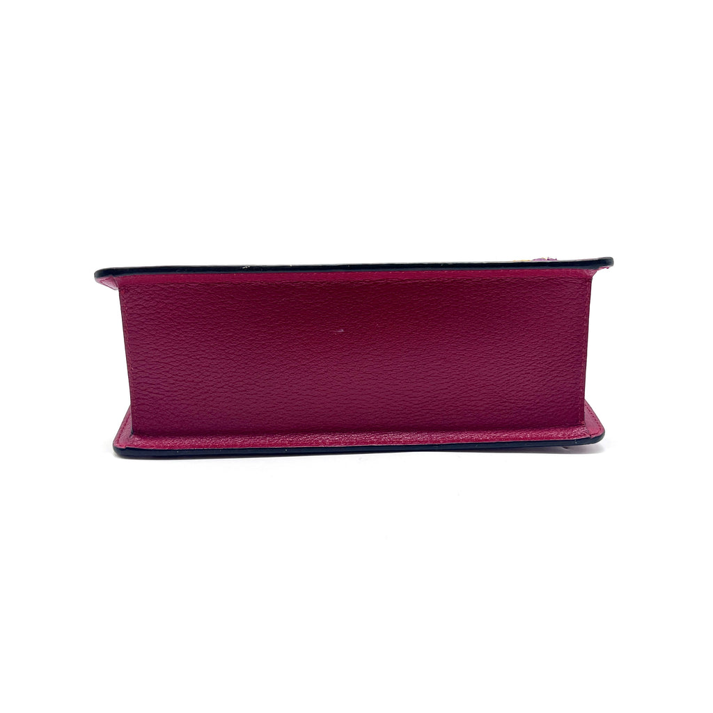 Leather Small GG Logo Shoulder Bag