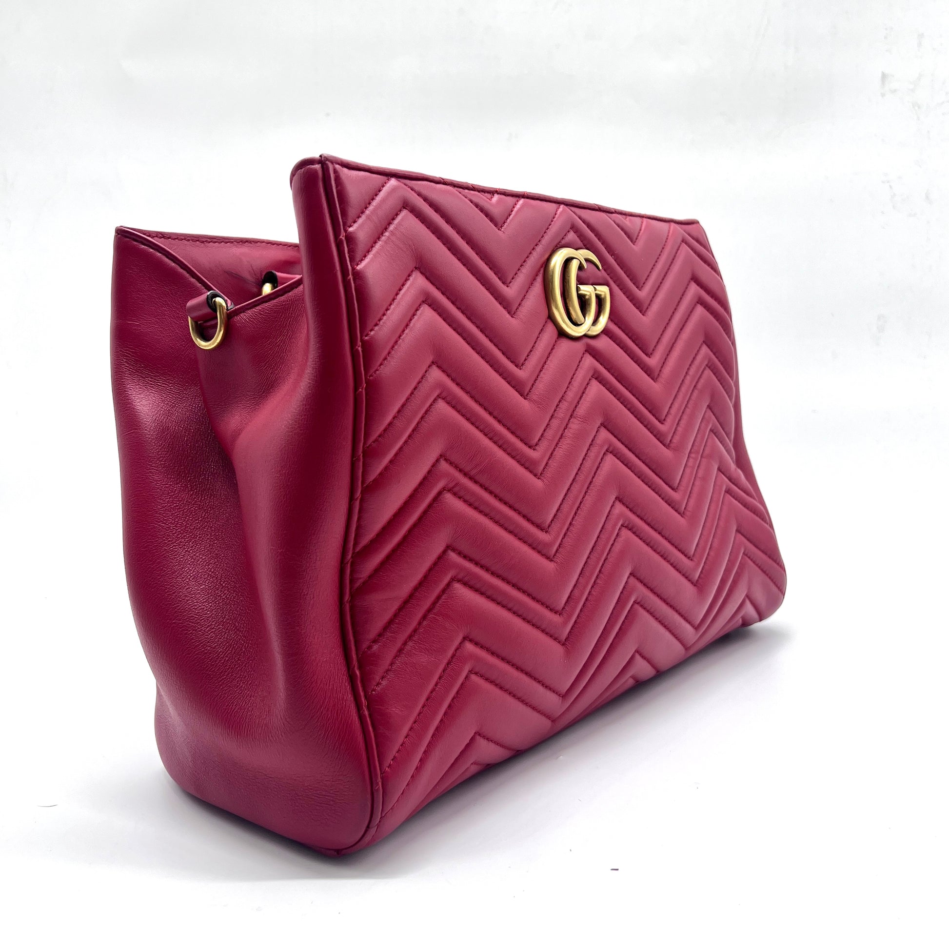 GG Marmont Tote Matelasse Leather
