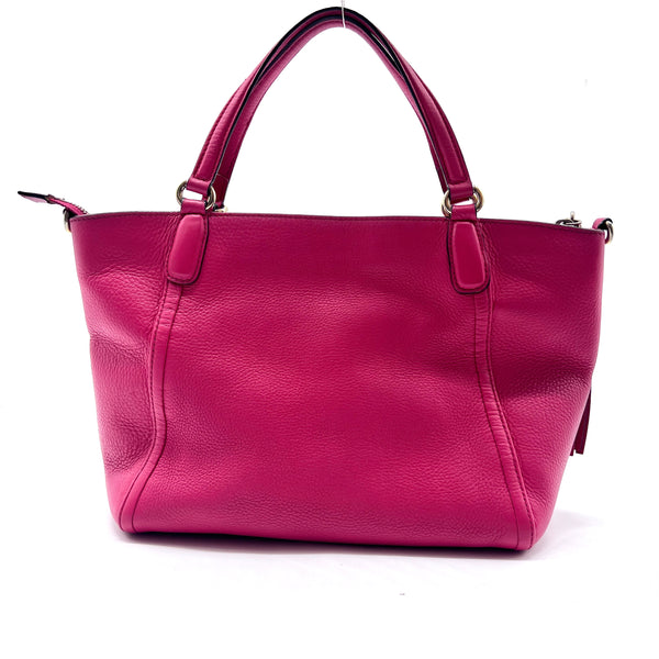 Soho Convertible Top Handle Bag Leather Small