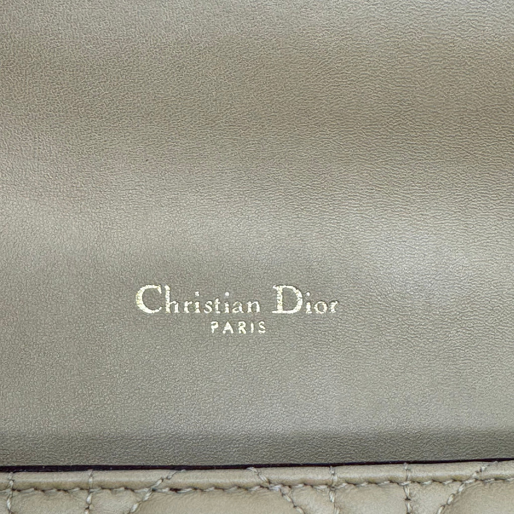 Miss Dior Flap Bag Cannage Quilt Lambskin Medium