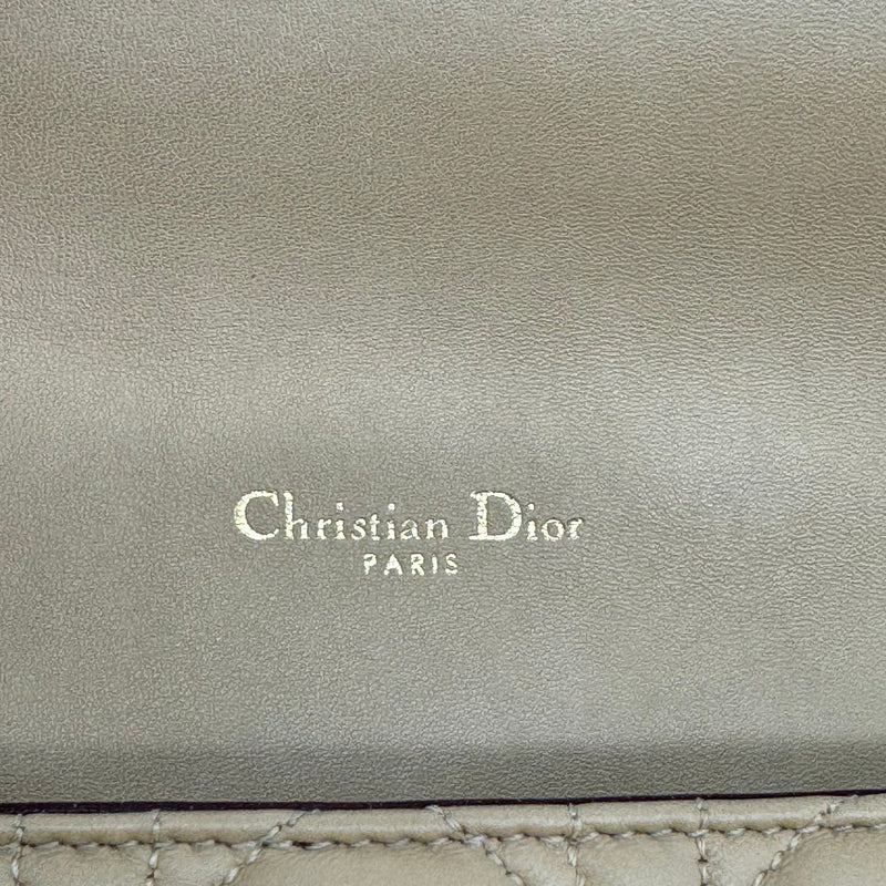 Miss Dior Flap Bag Cannage Quilt Lambskin Medium