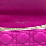 Miss Dior Flap Bag Cannage Quilt Lambskin Medium