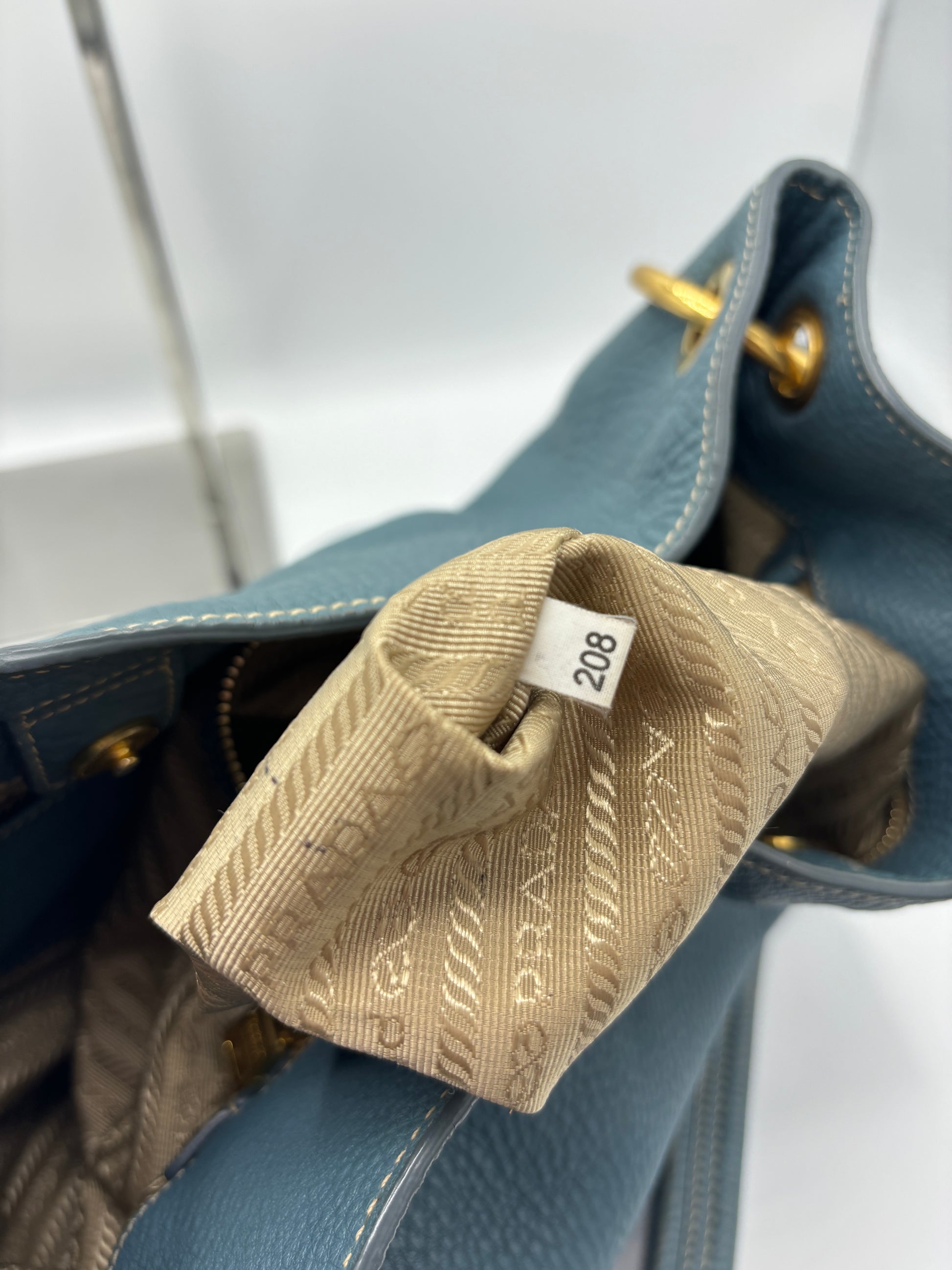 Prada Vitello Daino Hobo Bag