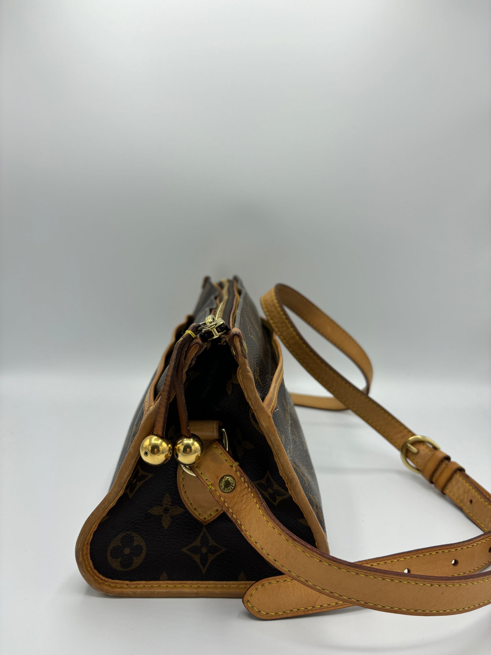 Popincourt Shoulder Bag Monogram Canvas Long