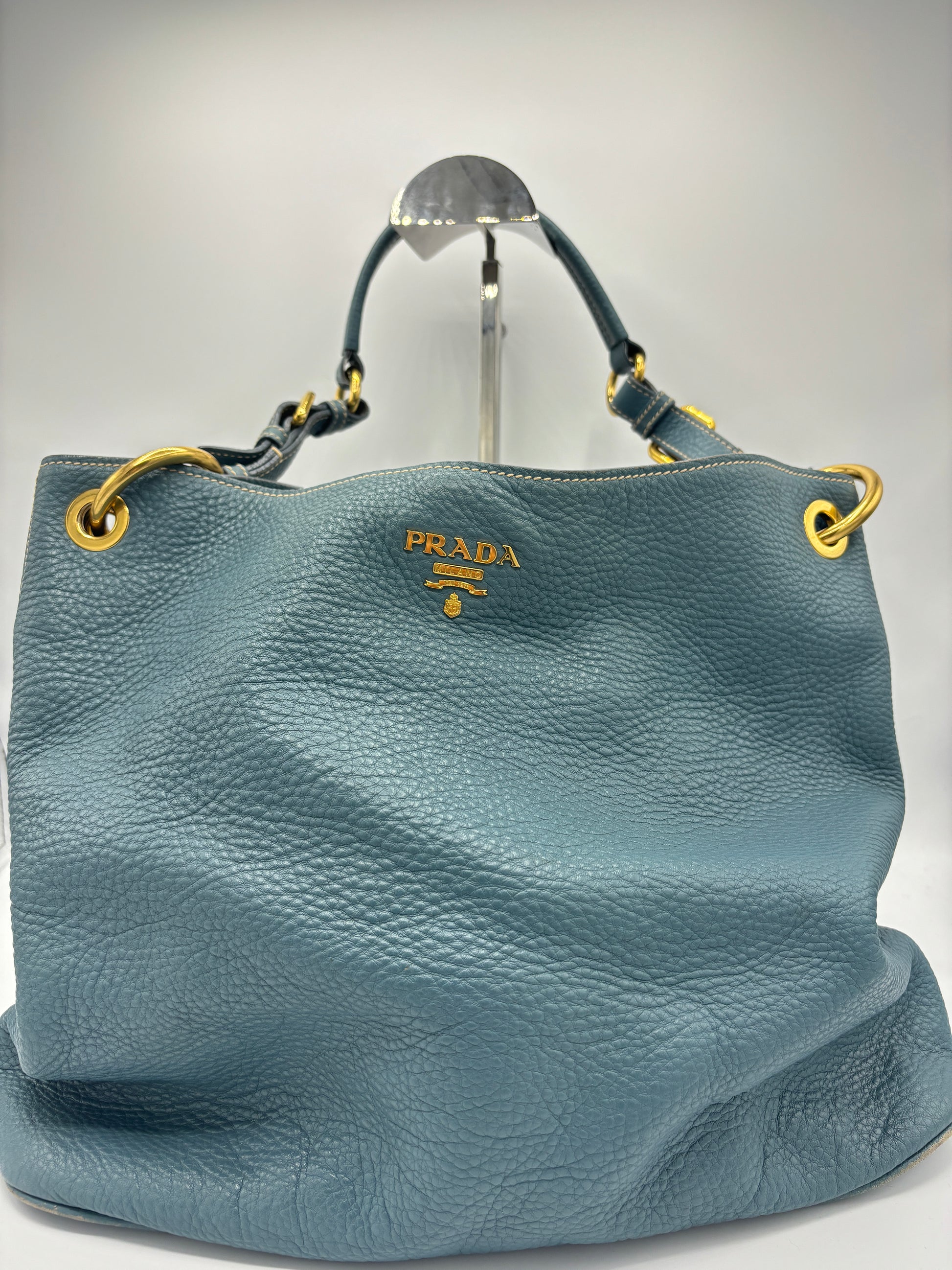 Prada Vitello Daino Hobo Bag