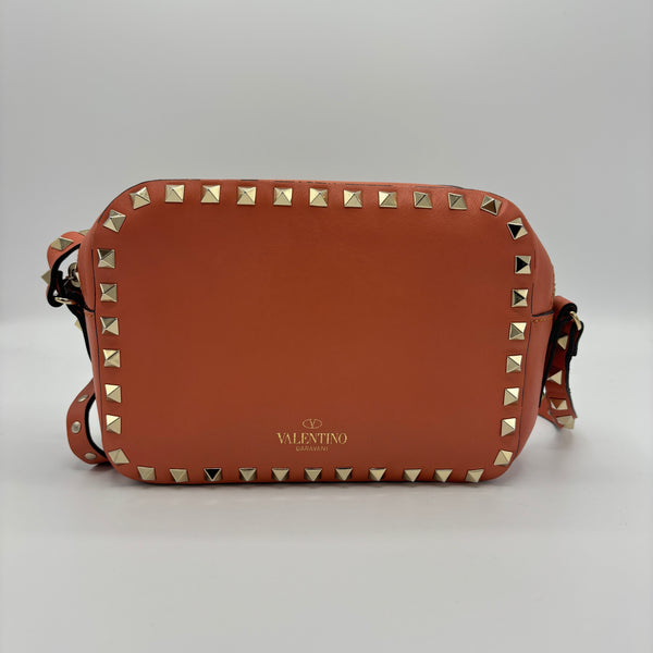 Valentino Garavani Calfskin Rockstud Camera Crossbody Bag