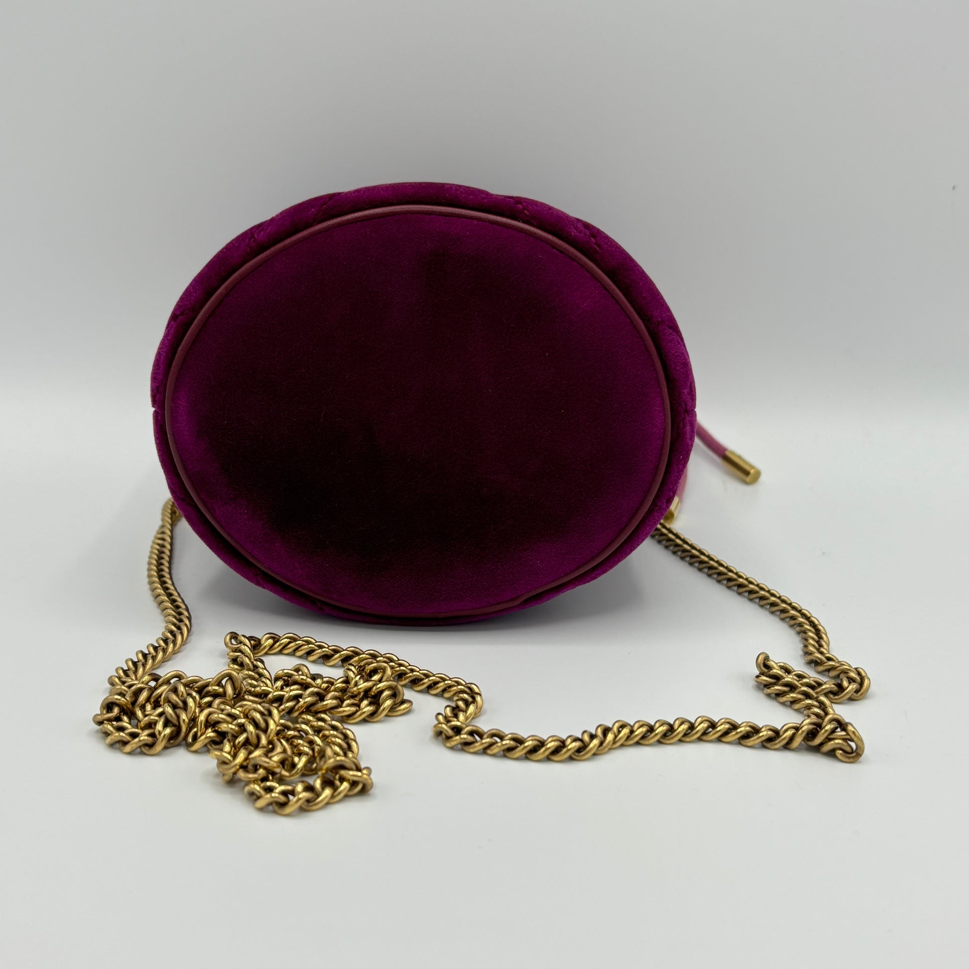 Gucci Marmont Velvet Bucket Bag