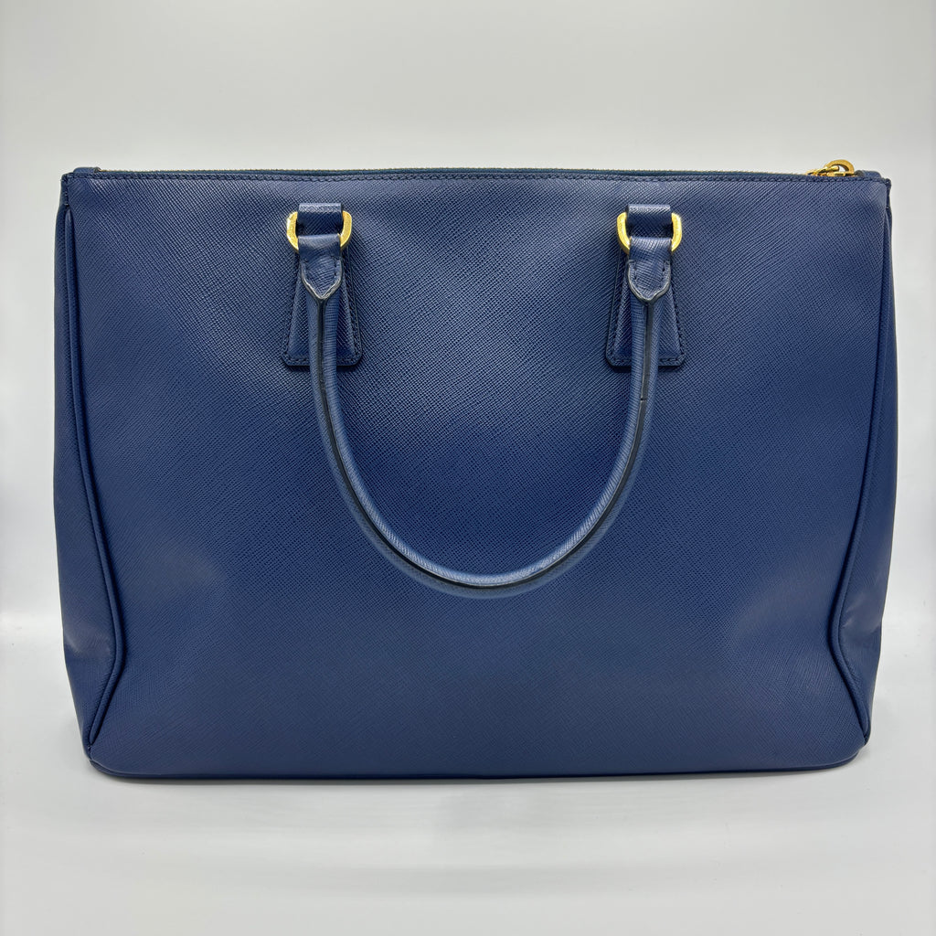 Prada Galleria Double Zip Tote Saffiano Leather Large