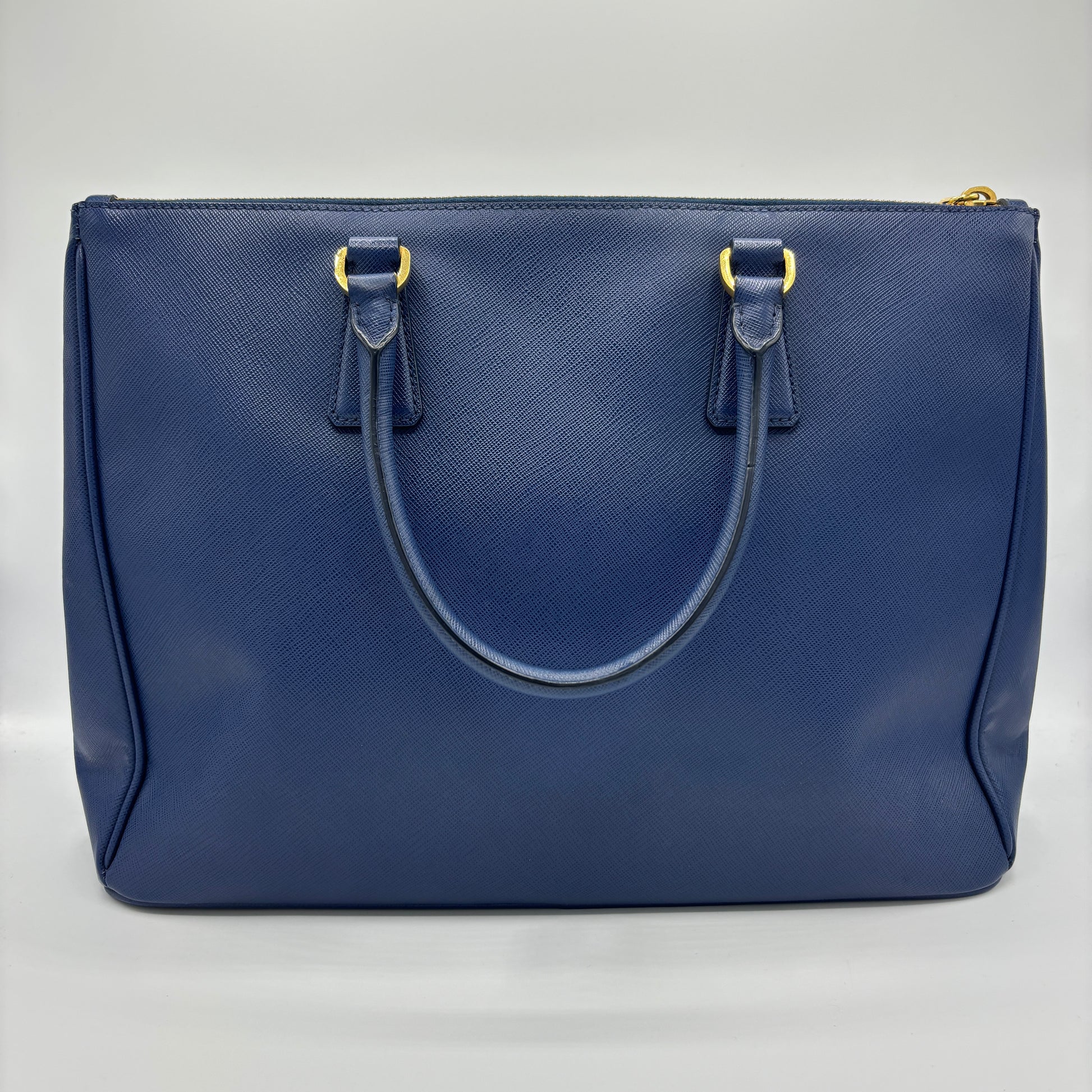 Prada Galleria Double Zip Tote Saffiano Leather Large