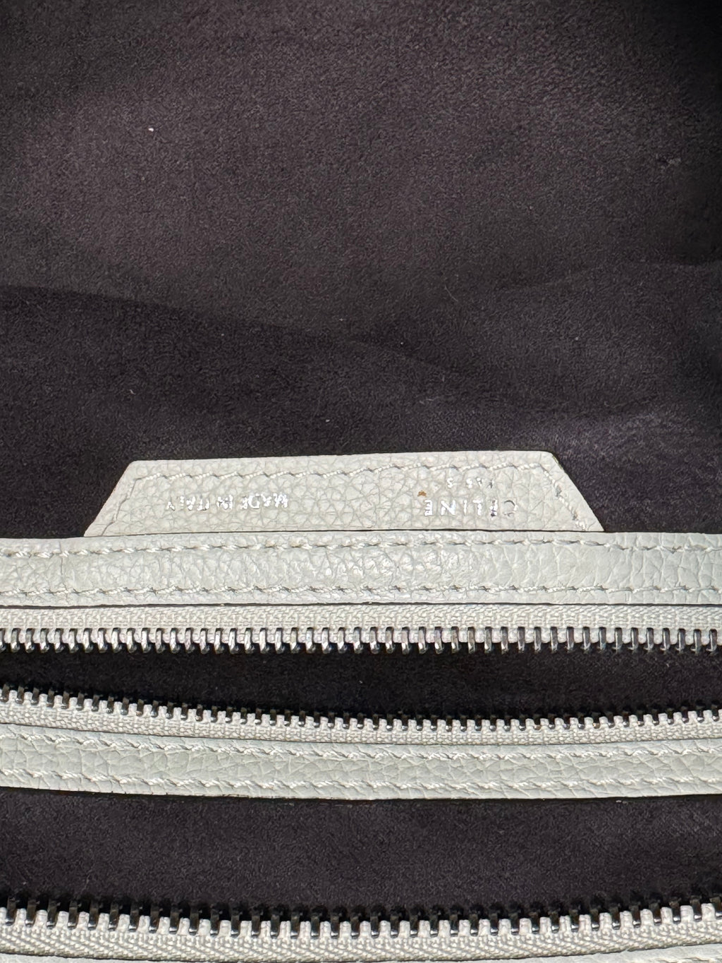 Luggage Bag Grainy Leather Mini