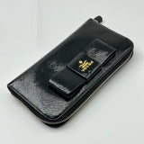 Prada Bow Flap Wallet Saffiano Leather Long