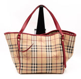 Burberry Canterbury Tote Haymarket Coated Canvas Medium