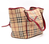 Burberry Canterbury Tote Haymarket Coated Canvas Medium