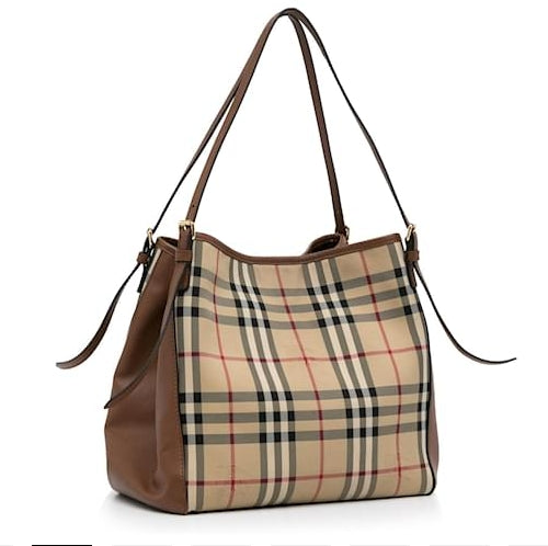 BURBERRY  Horseferry Check Small Canterbury Tote