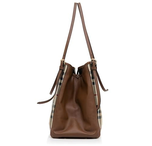 BURBERRY  Horseferry Check Small Canterbury Tote