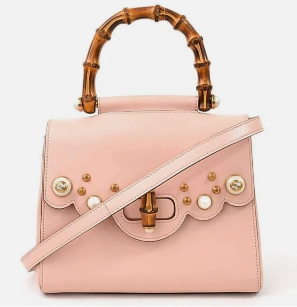 GUCCI Limited Editon Pearl Peony Mini Satchel