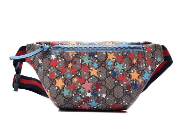 GUCCI GG Supreme Monogram Childrens Star Print Belt Bag Multicolor