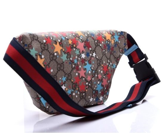 GUCCI GG Supreme Monogram Childrens Star Print Belt Bag Multicolor